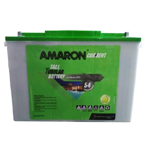 AMARON COMBO AMARON HI-Backup 880VA UPS + 200 AH Battery + Trolley, White and Green