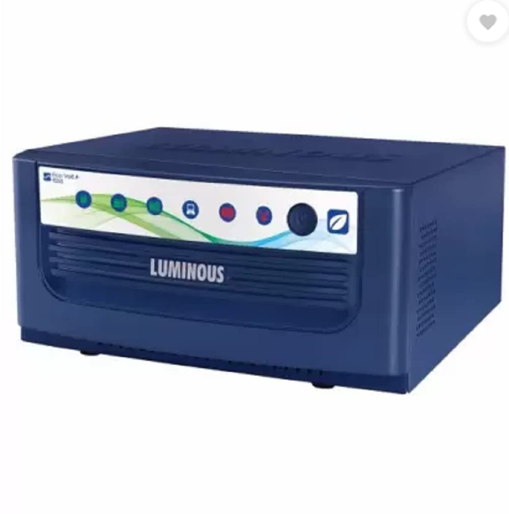 Luminous Inverter & Battery Combo for Home, Office & Shops | Eco Volt Neo 1550 (1400VA/12V) Pure Sine Wave Inverter | ILTT 26060 220 Ah Tall Tubular Battery | 