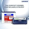 Luminous Inverter & Battery Combo Eco Volt Neo 1550 (1400VA/12V) Sine Wave Inverter + RC25000 200Ah Tall Tubular Battery 