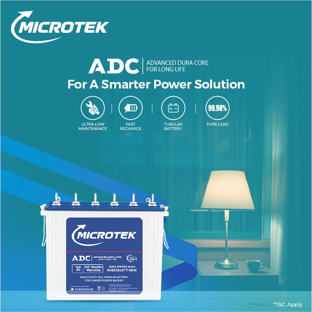 Microtek Inverter with Battery Combo for Home