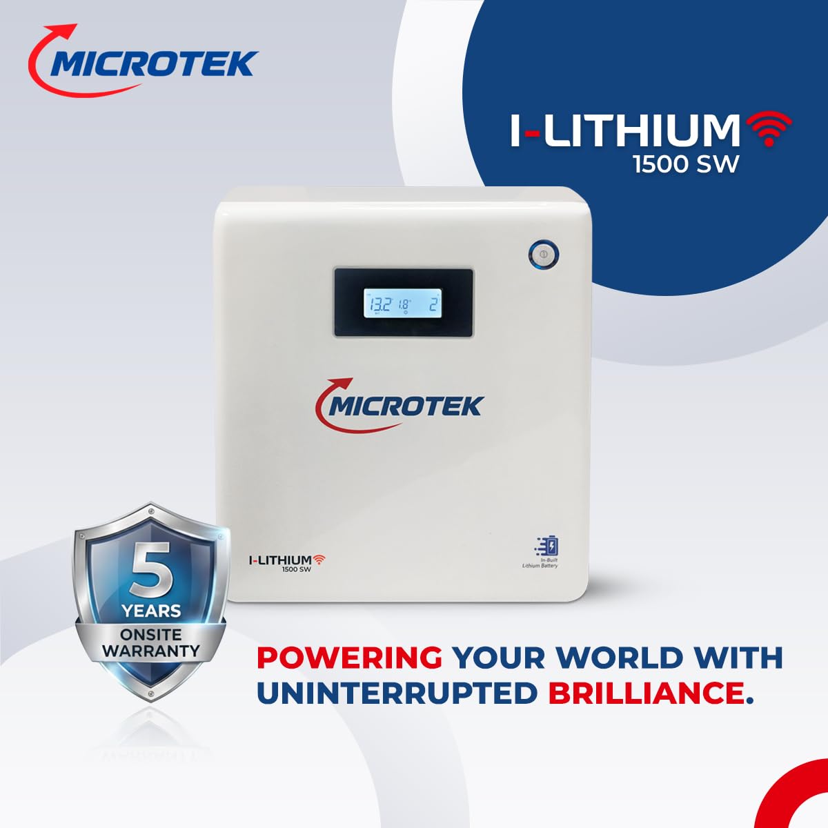 Microtek I-Lithium 1500 SW WiFi Pearl Edition Inverter 