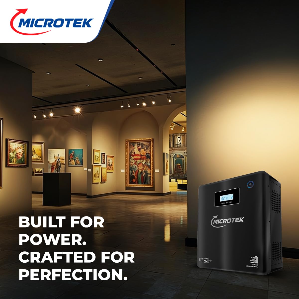 Microtek I-Lithium 1500 SW WiFi Dark Edition Inverter 