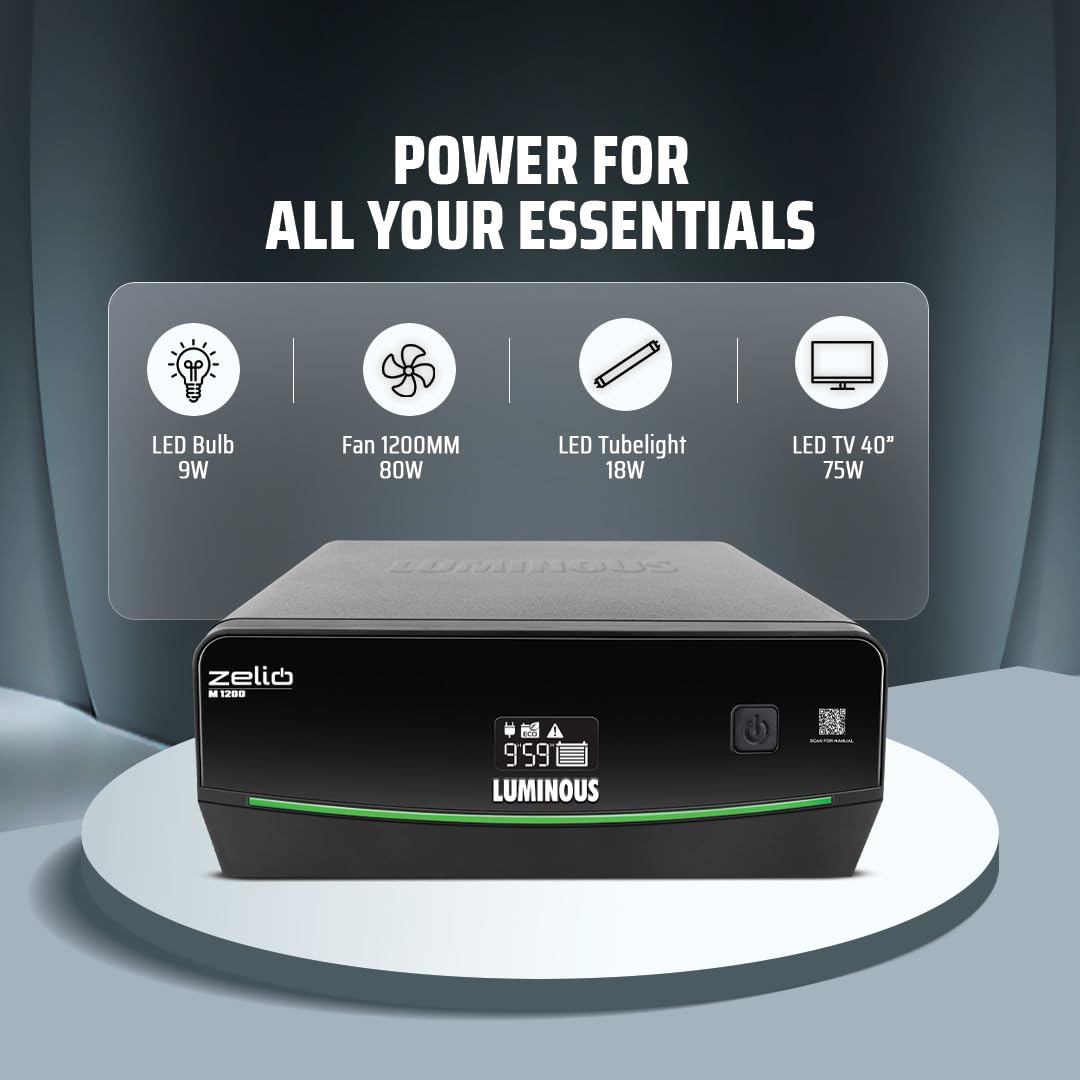 LUMINOUS INVERTER ZELIO M 1200 VA