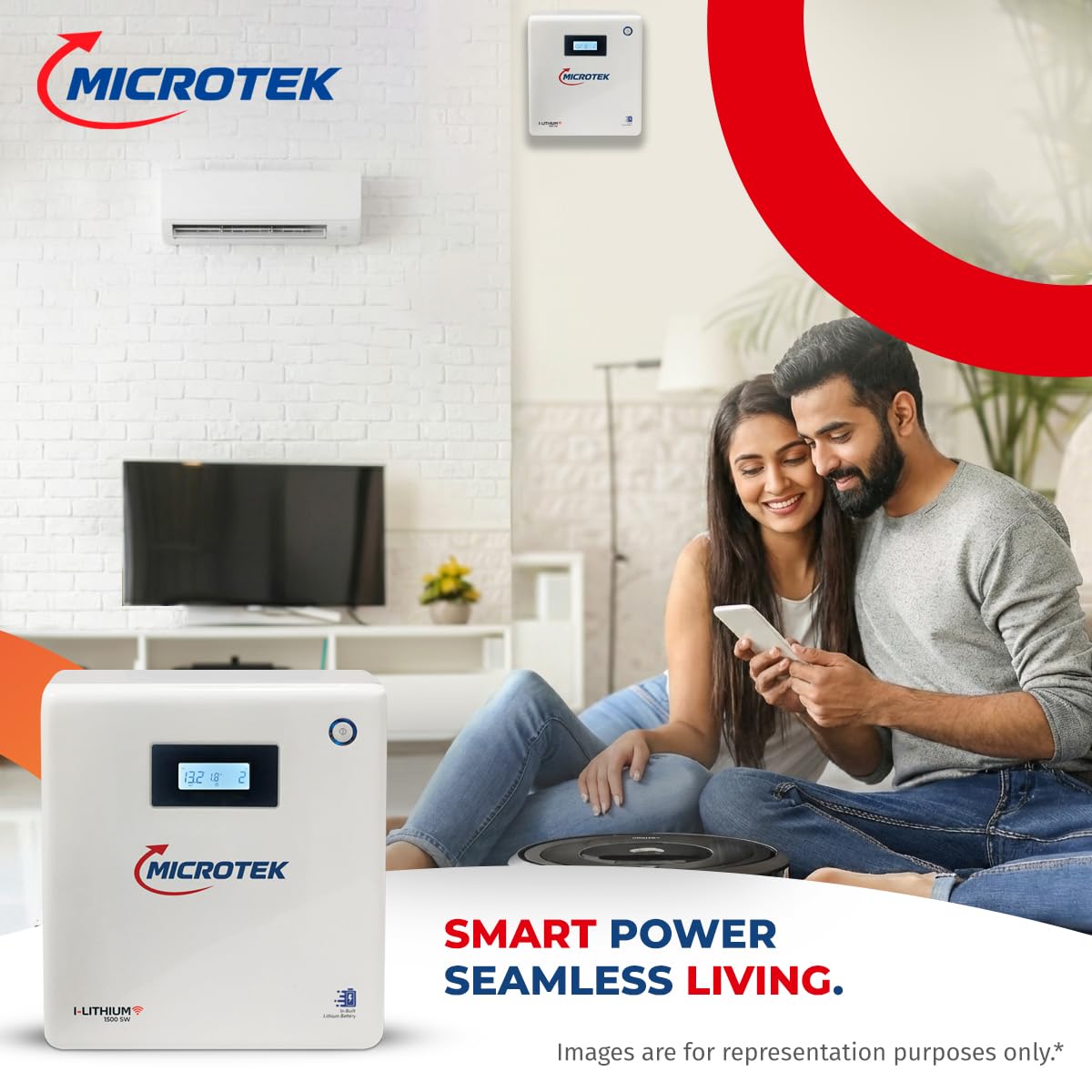 Microtek I-Lithium 1500 SW WiFi Pearl Edition Inverter 