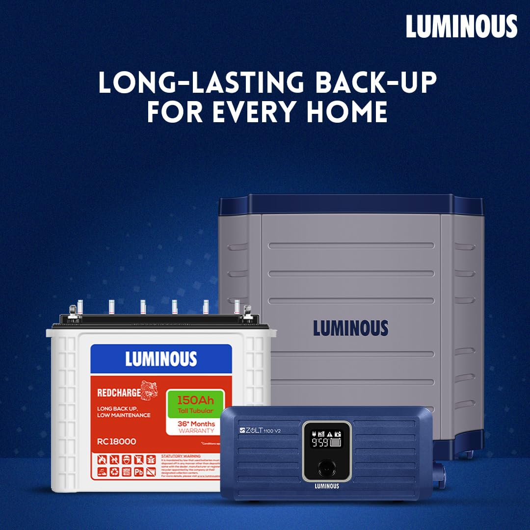 Luminous Inverter & Battery Combo with Trolley 