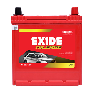 EXIDE MILEAGE ML45D21LBH (45 AH)