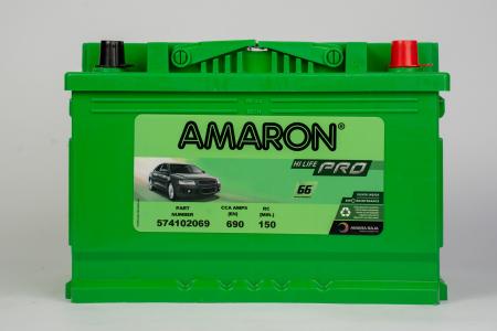 AMARON PRO Automotive Battery - 574102069 (AAM-PR-574102069) (74 AH)