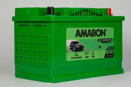 AMARON PRO Automotive Battery - 574102069 (AAM-PR-574102069) (74 AH)