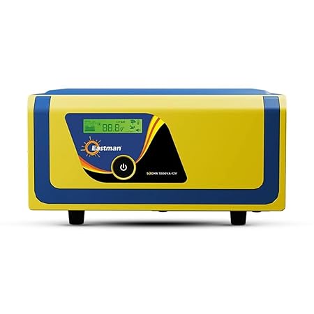 Eastman Sigma 1000VA/12V Square Wave Inverter for Home,Office & Shops | Reliable Power Backup | High Performance | Easy Installation | 36 Months Warranty | 10 Years Warranty On Transformer
