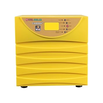 UTL Gamma Plus 1650 MPPT Solar Inverter | Pure Sinewave | Reliable Power Backup for Home, Office & Shops | LCD Display | Supports Lithium & Lead Battery | 3 Years Warranty (1400VA/12)